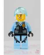 Lego minifigure cty1208 Police Officer - Rooky Partnur, Jet Pilot