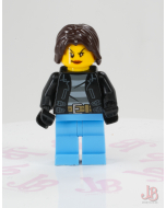 Lego minifigure cty0645 Police - City Bandit Crook Female, Town / City / Police