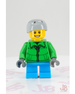 Lego minifigure hol105 Winter Jacket Zipper, Holiday & Event Christmas