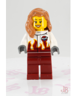 Lego minifigure air053 Airport - Stunt Pilot Female - Town / City / Airport