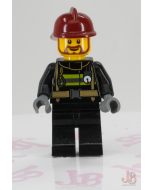 Lego minifigure game015 Fire - Reflective Stripes with Utility Belt