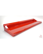 Vintage Red Plastic Crayonne - Space age - shelf - Habitat 1980s old stock